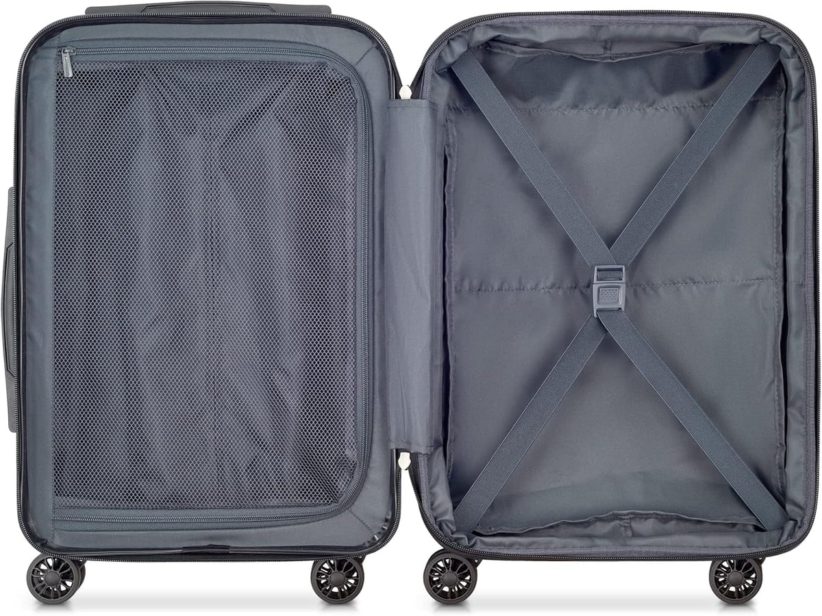 DELSEY PARIS Helium Aero Hardside Expandable Luggage with Spinner Wheels, Brick Red, Carry-On Plus 21 Inch