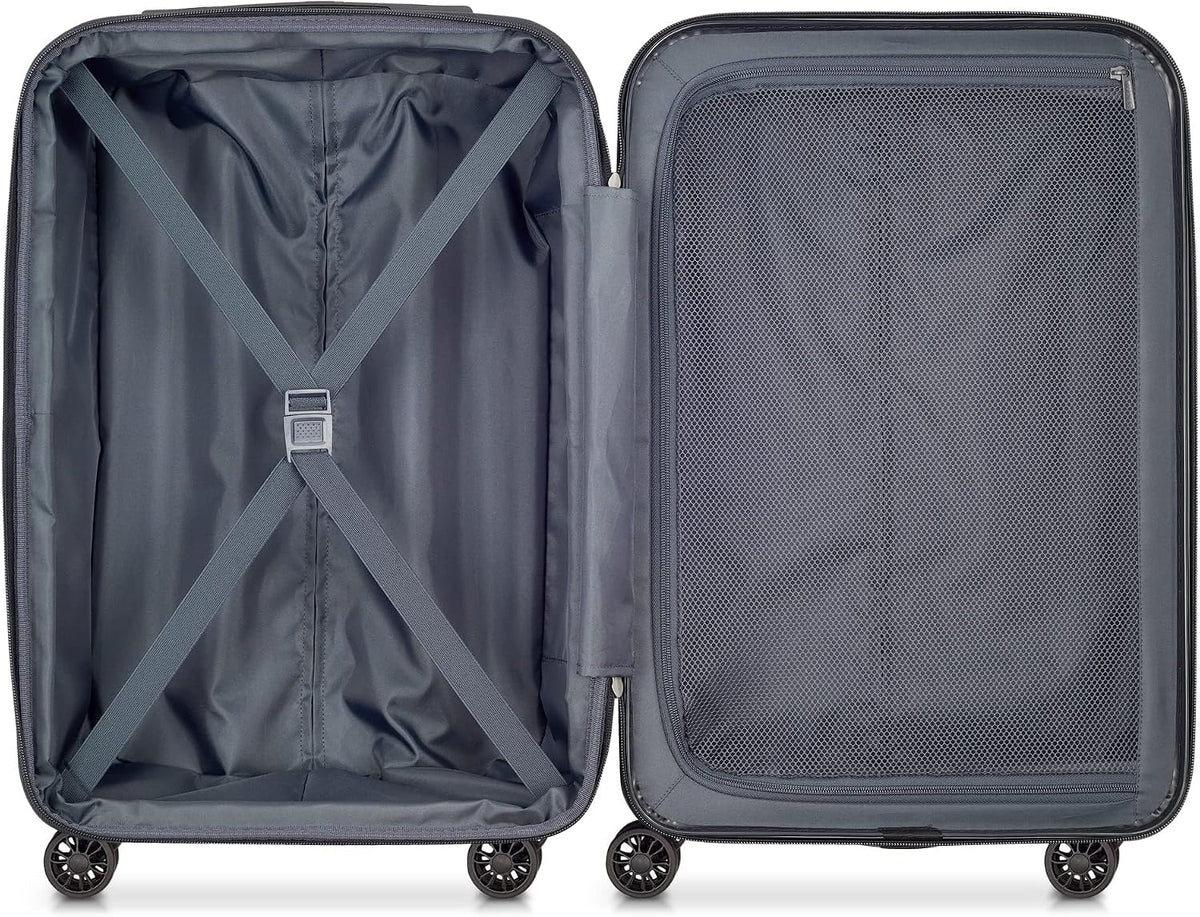 DELSEY PARIS Helium Aero Hardside Expandable Luggage with Spinner Wheels, Brick Red, Carry-On Plus 21 Inch