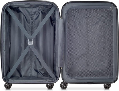 DELSEY PARIS Helium Aero Hardside Expandable Luggage with Spinner Wheels, Brick Red, Carry-On Plus 21 Inch