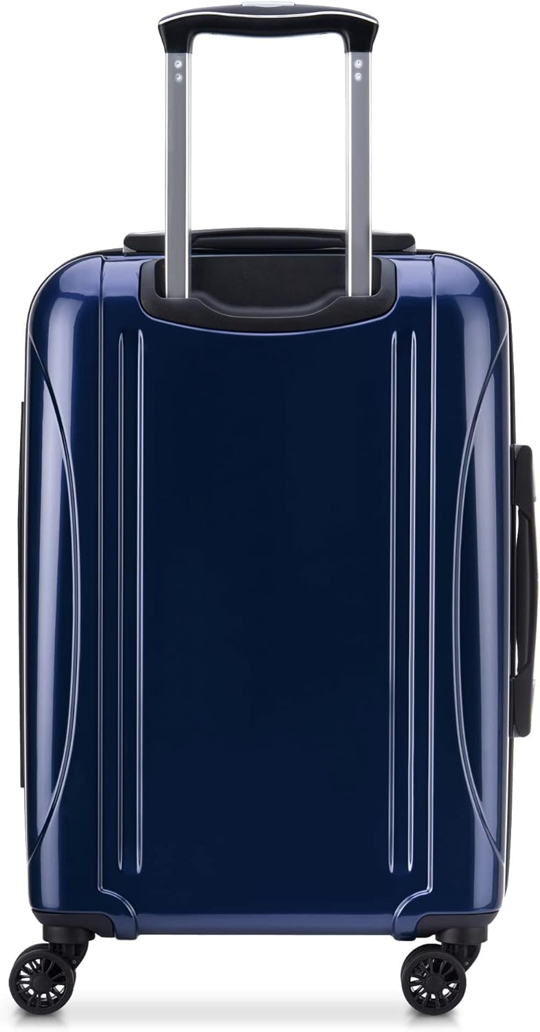 DELSEY PARIS Helium Aero Hardside Expandable Luggage with Spinner Wheels, Brick Red, Carry-On Plus 21 Inch