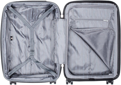 DELSEY PARIS Helium Aero Hardside Expandable Luggage with Spinner Wheels, Brick Red, Carry-On Plus 21 Inch