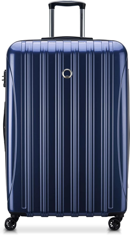 DELSEY PARIS Helium Aero Hardside Expandable Luggage with Spinner Wheels, Brick Red, Carry-On Plus 21 Inch