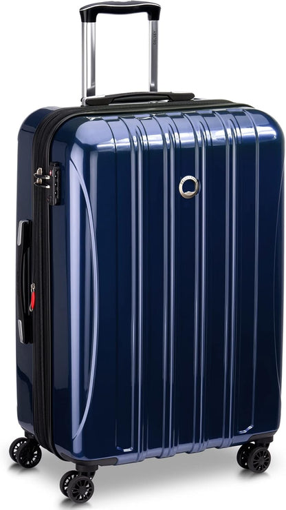 DELSEY PARIS Helium Aero Hardside Expandable Luggage with Spinner Wheels, Brick Red, Carry-On Plus 21 Inch