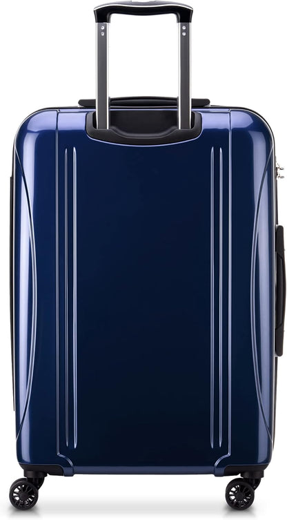 DELSEY PARIS Helium Aero Hardside Expandable Luggage with Spinner Wheels, Brick Red, Carry-On Plus 21 Inch