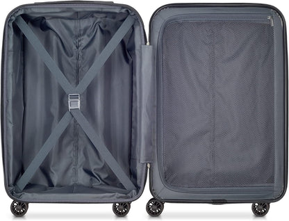 DELSEY PARIS Helium Aero Hardside Expandable Luggage with Spinner Wheels, Brick Red, Carry-On Plus 21 Inch