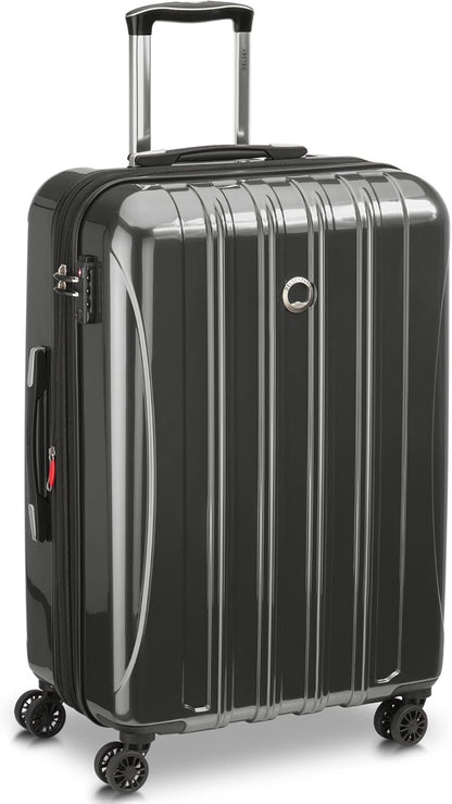 DELSEY PARIS Helium Aero Hardside Expandable Luggage with Spinner Wheels, Brick Red, Carry-On Plus 21 Inch