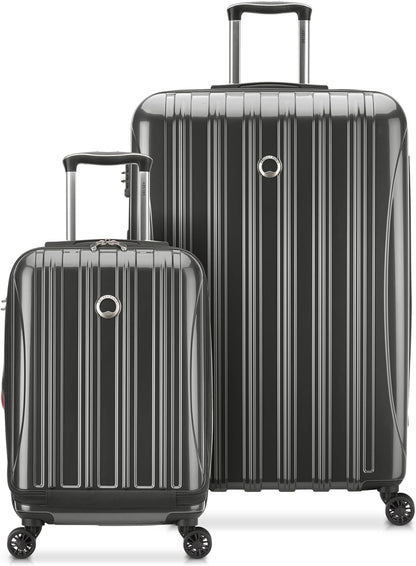 DELSEY PARIS Helium Aero Hardside Expandable Luggage with Spinner Wheels, Brick Red, Carry-On Plus 21 Inch