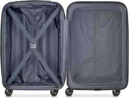 DELSEY PARIS Helium Aero Hardside Expandable Luggage with Spinner Wheels, Brick Red, Carry-On Plus 21 Inch
