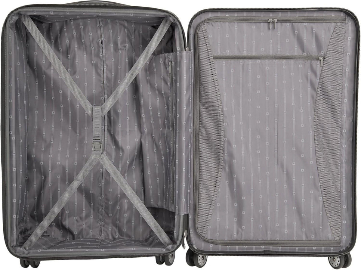 DELSEY PARIS Helium Aero Hardside Expandable Luggage with Spinner Wheels, Brick Red, Carry-On Plus 21 Inch