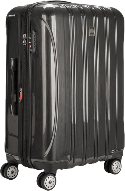DELSEY PARIS Helium Aero Hardside Expandable Luggage with Spinner Wheels, Brick Red, Carry-On Plus 21 Inch