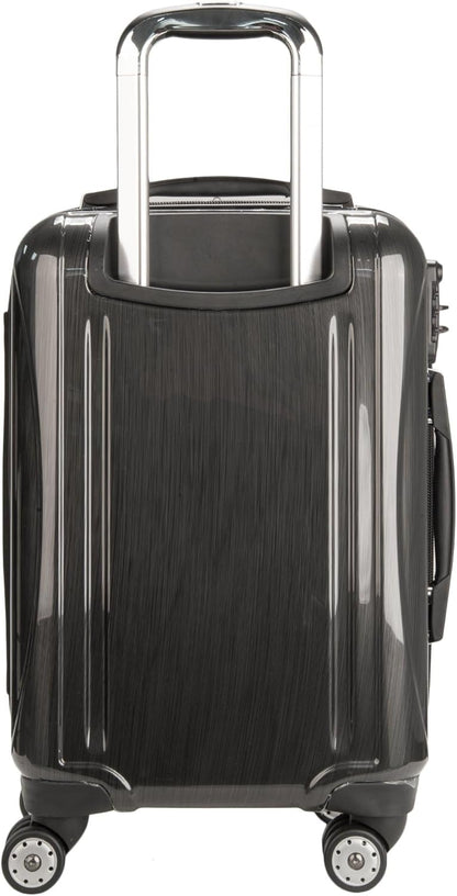 DELSEY PARIS Helium Aero Hardside Expandable Luggage with Spinner Wheels, Brick Red, Carry-On Plus 21 Inch
