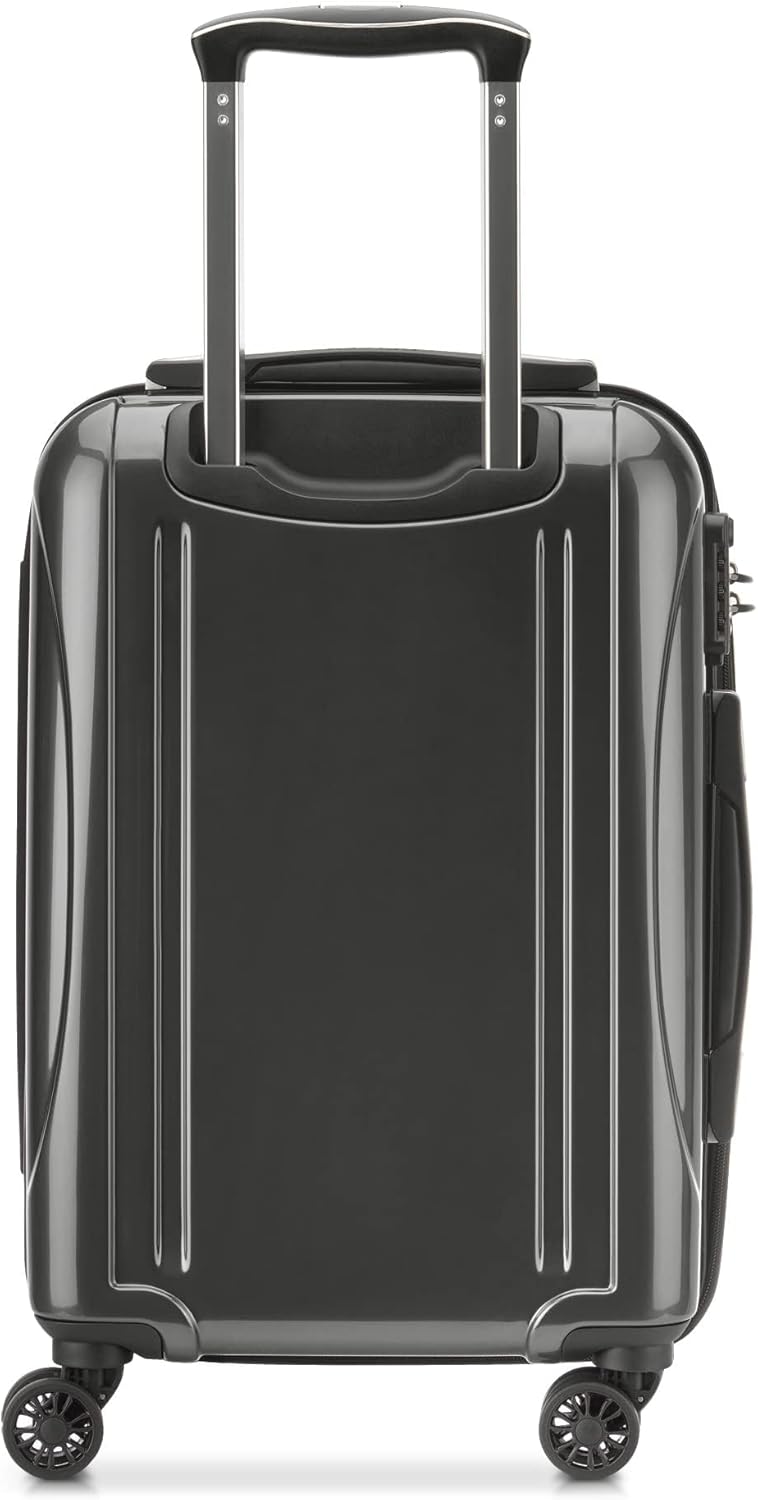 DELSEY PARIS Helium Aero Hardside Expandable Luggage with Spinner Wheels, Brick Red, Carry-On Plus 21 Inch