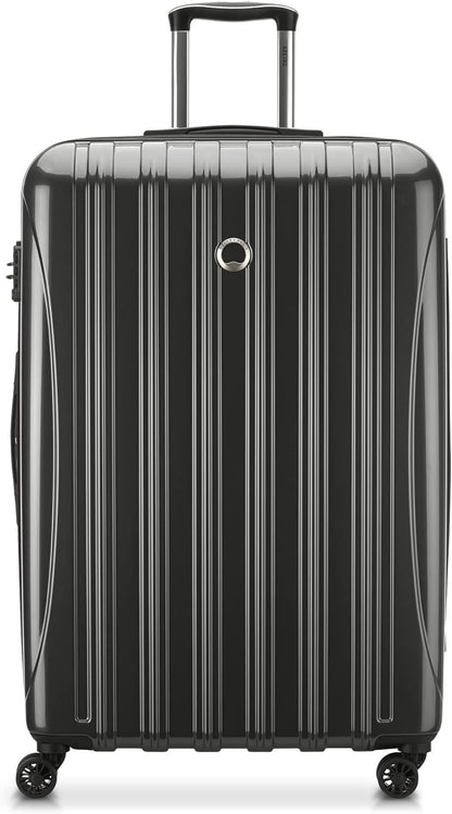 DELSEY PARIS Helium Aero Hardside Expandable Luggage with Spinner Wheels, Brick Red, Carry-On Plus 21 Inch