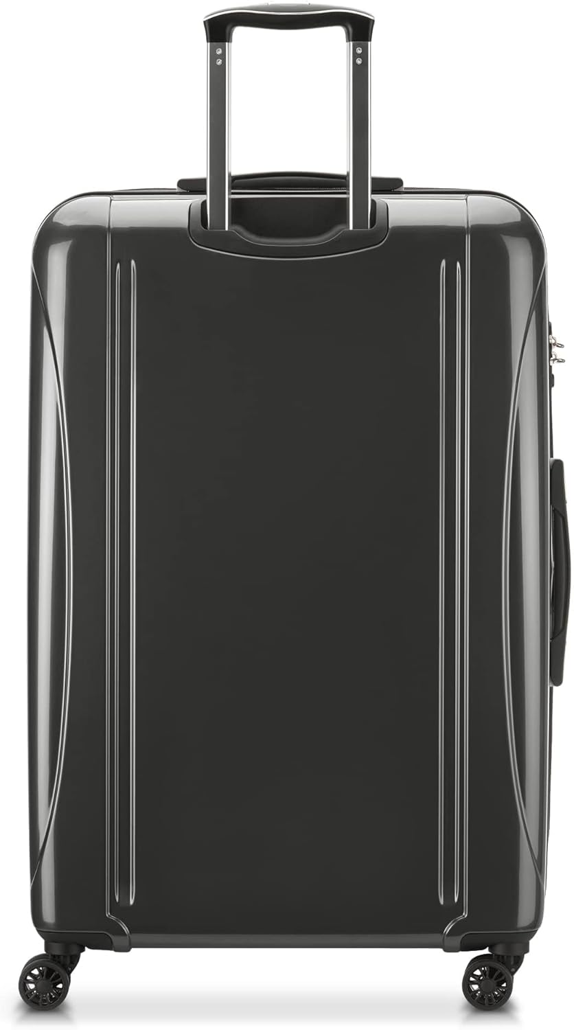 DELSEY PARIS Helium Aero Hardside Expandable Luggage with Spinner Wheels, Brick Red, Carry-On Plus 21 Inch