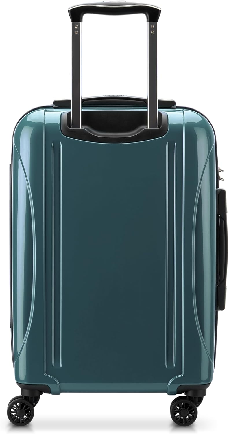 DELSEY PARIS Helium Aero Hardside Expandable Luggage with Spinner Wheels, Brick Red, Carry-On Plus 21 Inch