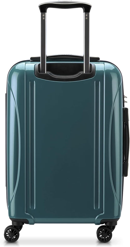 DELSEY PARIS Helium Aero Hardside Expandable Luggage with Spinner Wheels, Brick Red, Carry-On Plus 21 Inch