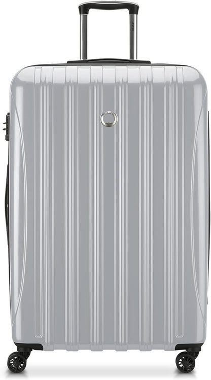 DELSEY PARIS Helium Aero Hardside Expandable Luggage with Spinner Wheels, Brick Red, Carry-On Plus 21 Inch