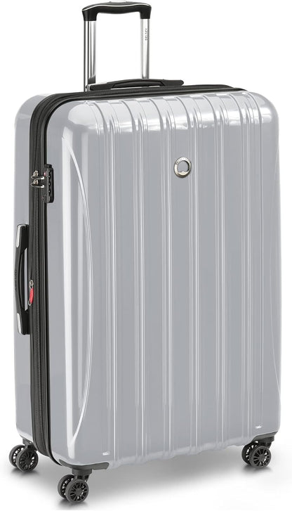 DELSEY PARIS Helium Aero Hardside Expandable Luggage with Spinner Wheels, Brick Red, Carry-On Plus 21 Inch