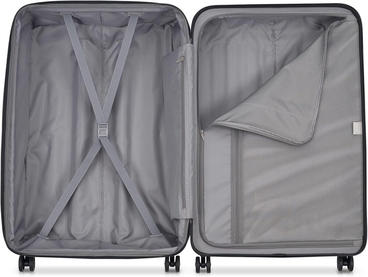 DELSEY PARIS Helium Aero Hardside Expandable Luggage with Spinner Wheels, Brick Red, Carry-On Plus 21 Inch