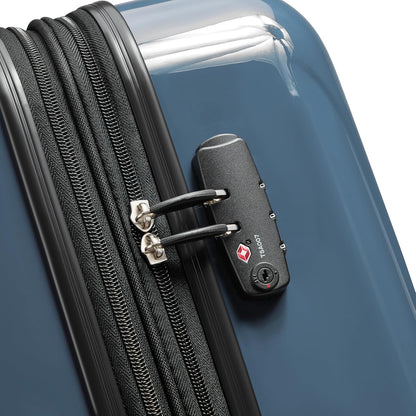 DELSEY PARIS Helium Aero Hardside Expandable Luggage with Spinner Wheels, Brick Red, Carry-On Plus 21 Inch