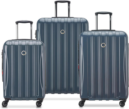 DELSEY PARIS Helium Aero Hardside Expandable Luggage with Spinner Wheels, Brick Red, Carry-On Plus 21 Inch