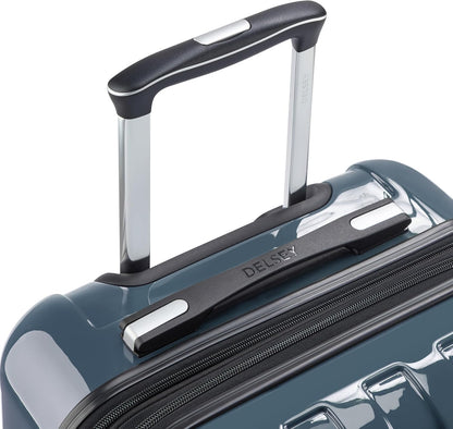 DELSEY PARIS Helium Aero Hardside Expandable Luggage with Spinner Wheels, Brick Red, Carry-On Plus 21 Inch