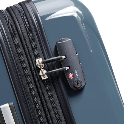 DELSEY PARIS Helium Aero Hardside Expandable Luggage with Spinner Wheels, Brick Red, Carry-On Plus 21 Inch