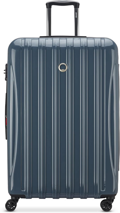 DELSEY PARIS Helium Aero Hardside Expandable Luggage with Spinner Wheels, Brick Red, Carry-On Plus 21 Inch