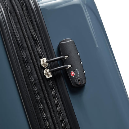 DELSEY PARIS Helium Aero Hardside Expandable Luggage with Spinner Wheels, Brick Red, Carry-On Plus 21 Inch