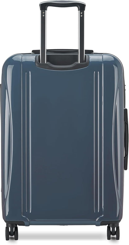 DELSEY PARIS Helium Aero Hardside Expandable Luggage with Spinner Wheels, Brick Red, Carry-On Plus 21 Inch