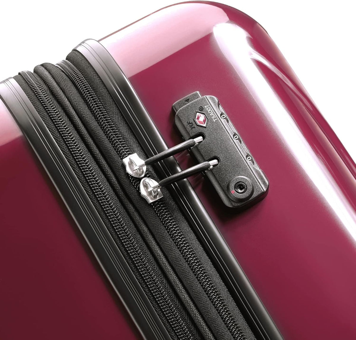 DELSEY PARIS Helium Aero Hardside Expandable Luggage with Spinner Wheels, Brick Red, Carry-On Plus 21 Inch
