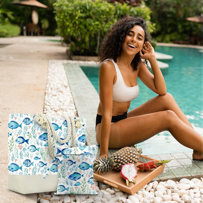Beach Bags Waterproof Sandproof Large Beach Bag Wet Dry Bags Wet Clothes Bag With Zipper for Swimsuits Travel