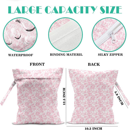 Beach Bags Waterproof Sandproof Large Beach Bag Wet Dry Bags Wet Clothes Bag With Zipper for Swimsuits Travel