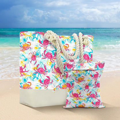 Beach Bags Waterproof Sandproof Large Beach Bag Wet Dry Bags Wet Clothes Bag With Zipper for Swimsuits Travel