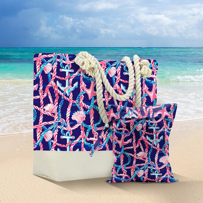 Beach Bags Waterproof Sandproof Large Beach Bag Wet Dry Bags Wet Clothes Bag With Zipper for Swimsuits Travel