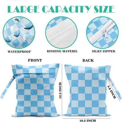 Beach Bags Waterproof Sandproof Large Beach Bag Wet Dry Bags Wet Clothes Bag With Zipper for Swimsuits Travel