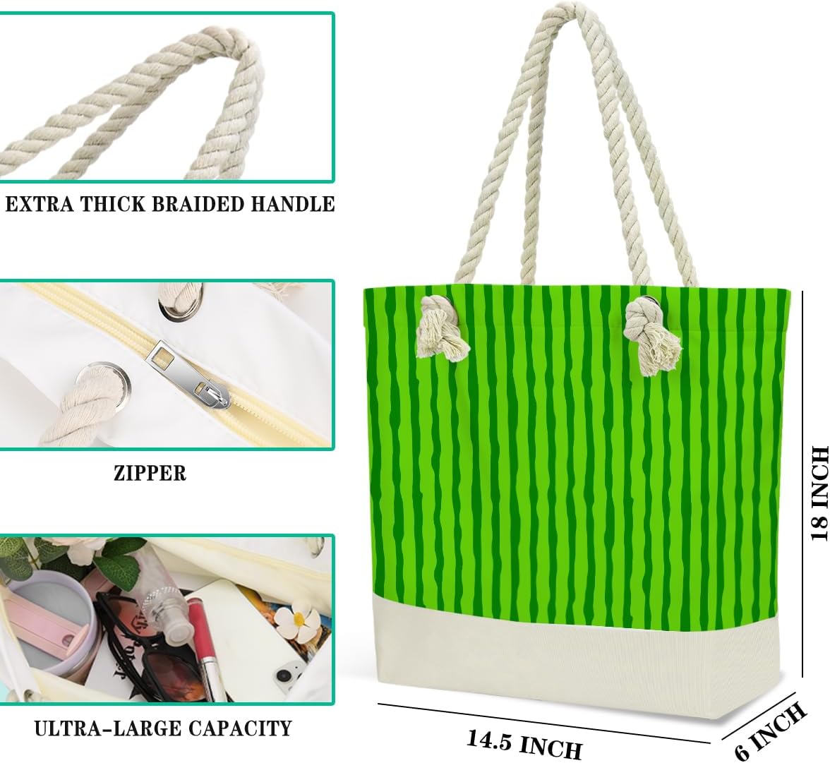 Beach Bags Waterproof Sandproof Large Beach Bag Wet Dry Bags Wet Clothes Bag With Zipper for Swimsuits Travel