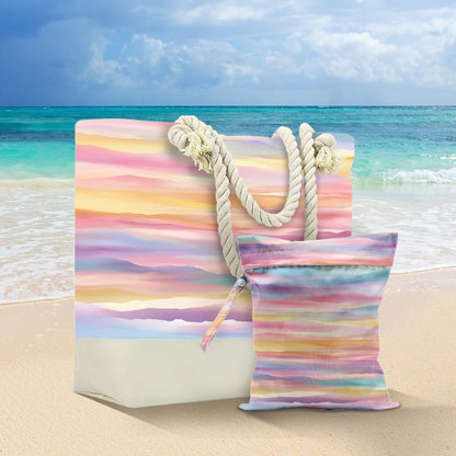 Beach Bags Waterproof Sandproof Large Beach Bag Wet Dry Bags Wet Clothes Bag With Zipper for Swimsuits Travel