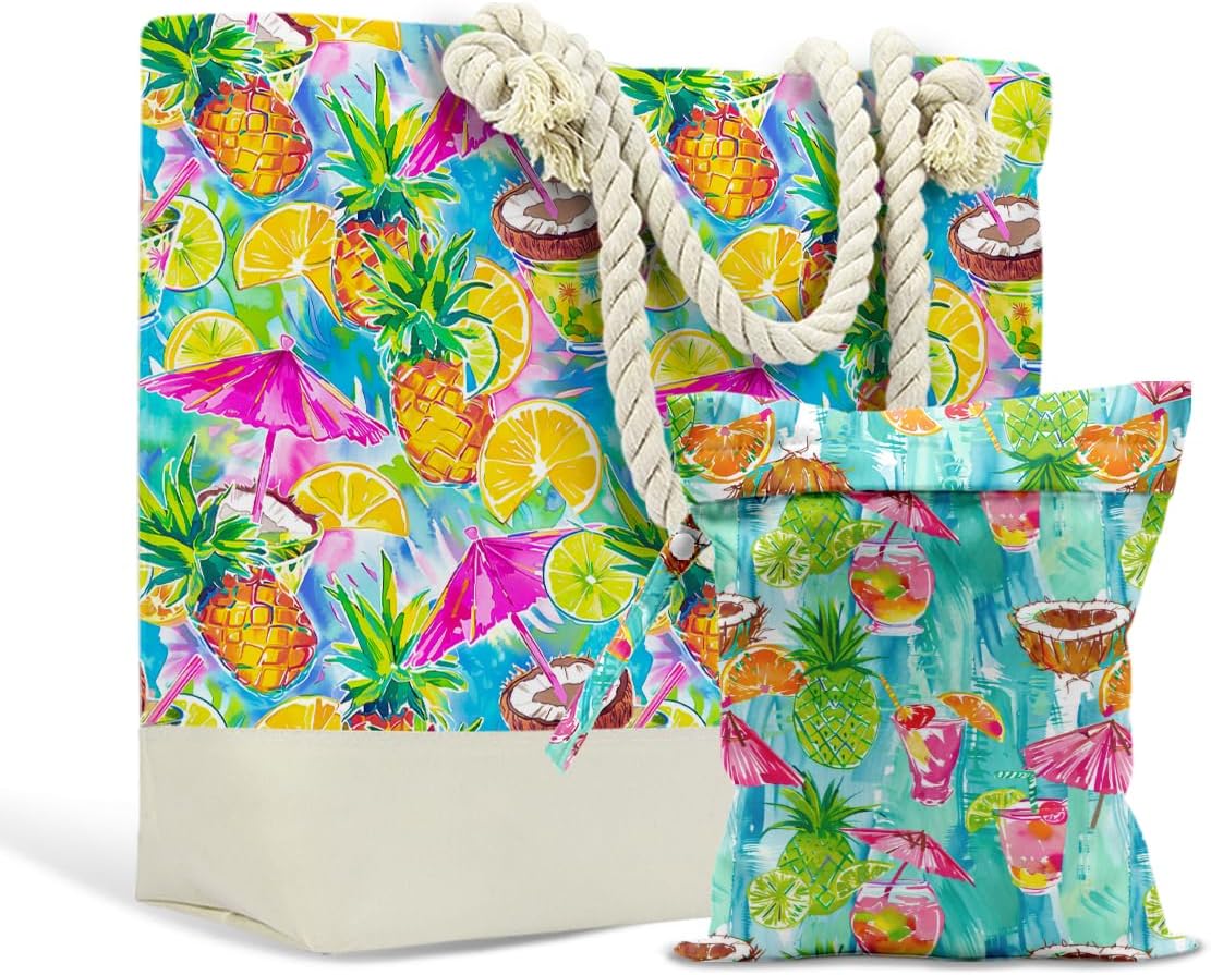 Beach Bags Waterproof Sandproof Large Beach Bag Wet Dry Bags Wet Clothes Bag With Zipper for Swimsuits Travel