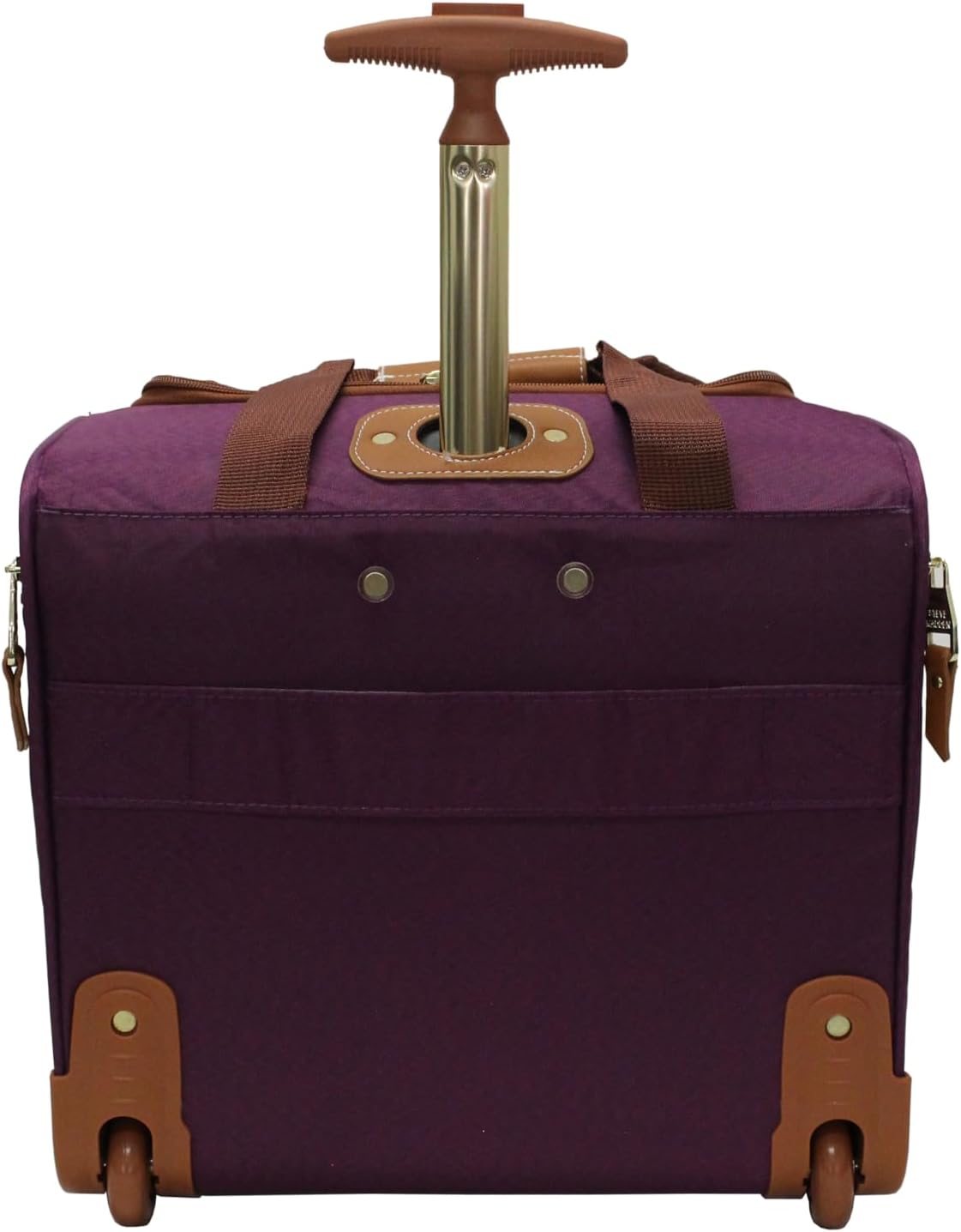 Designer 15 Inch Carry on Suitcase- Small Weekender Overnight Business Travel Luggage- Lightweight 2- Rolling Spinner Wheels Under Seat Bag for Women(Legends Teal)