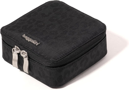 Travel Jewelry Box - Lightweight 4.7”x4.7”x1.9” Travel Jewelry Case