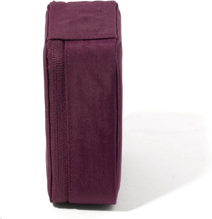 Travel Jewelry Box - Lightweight 4.7”x4.7”x1.9” Travel Jewelry Case
