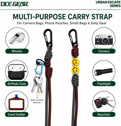 Cell Phone Bag with Strap Lightweight Crossbody Phone Purse with Nylon Lanyard Fits iPhone 12-17 for Travel Casual Walking