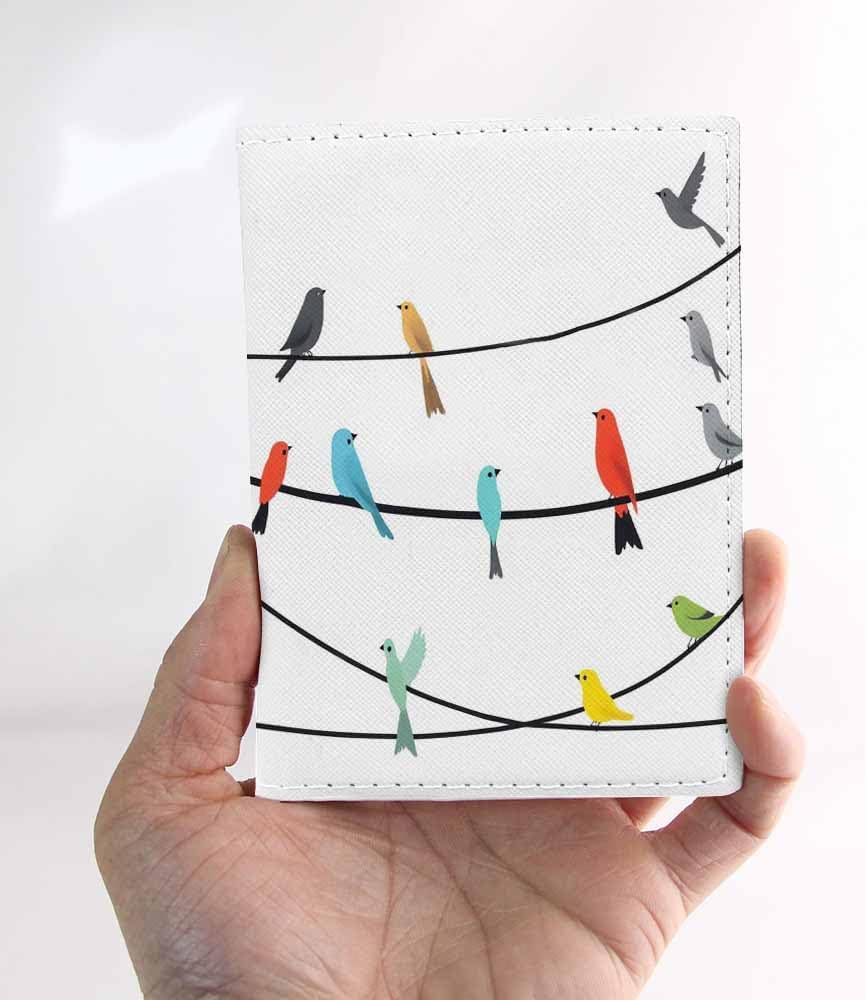 Beach Passport Holder for Travel Turquoise Sea Water PU Leather Passport Cover Wallet Cute Passport Card Holder for Women and Men