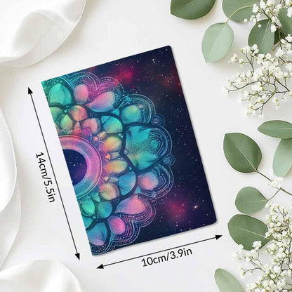 Beach Passport Holder for Travel Turquoise Sea Water PU Leather Passport Cover Wallet Cute Passport Card Holder for Women and Men