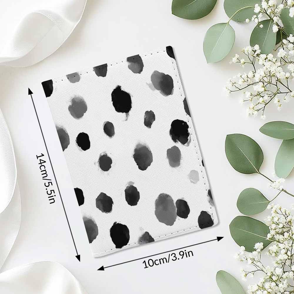 Beach Passport Holder for Travel Turquoise Sea Water PU Leather Passport Cover Wallet Cute Passport Card Holder for Women and Men