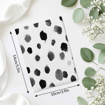 Beach Passport Holder for Travel Turquoise Sea Water PU Leather Passport Cover Wallet Cute Passport Card Holder for Women and Men