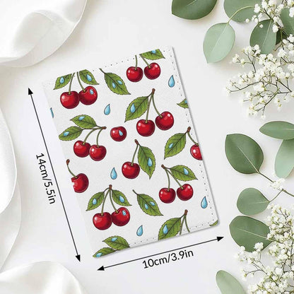 Beach Passport Holder for Travel Turquoise Sea Water PU Leather Passport Cover Wallet Cute Passport Card Holder for Women and Men