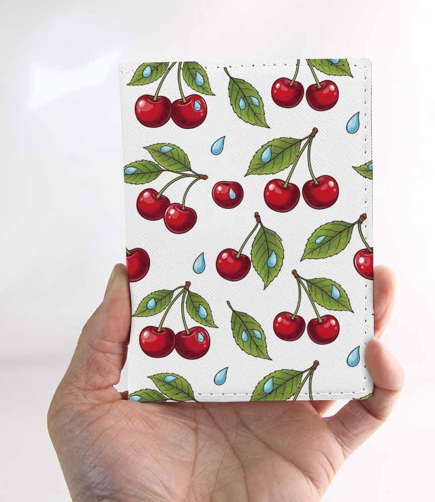 Beach Passport Holder for Travel Turquoise Sea Water PU Leather Passport Cover Wallet Cute Passport Card Holder for Women and Men