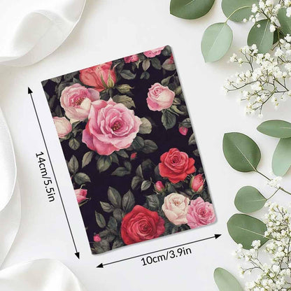 Beach Passport Holder for Travel Turquoise Sea Water PU Leather Passport Cover Wallet Cute Passport Card Holder for Women and Men